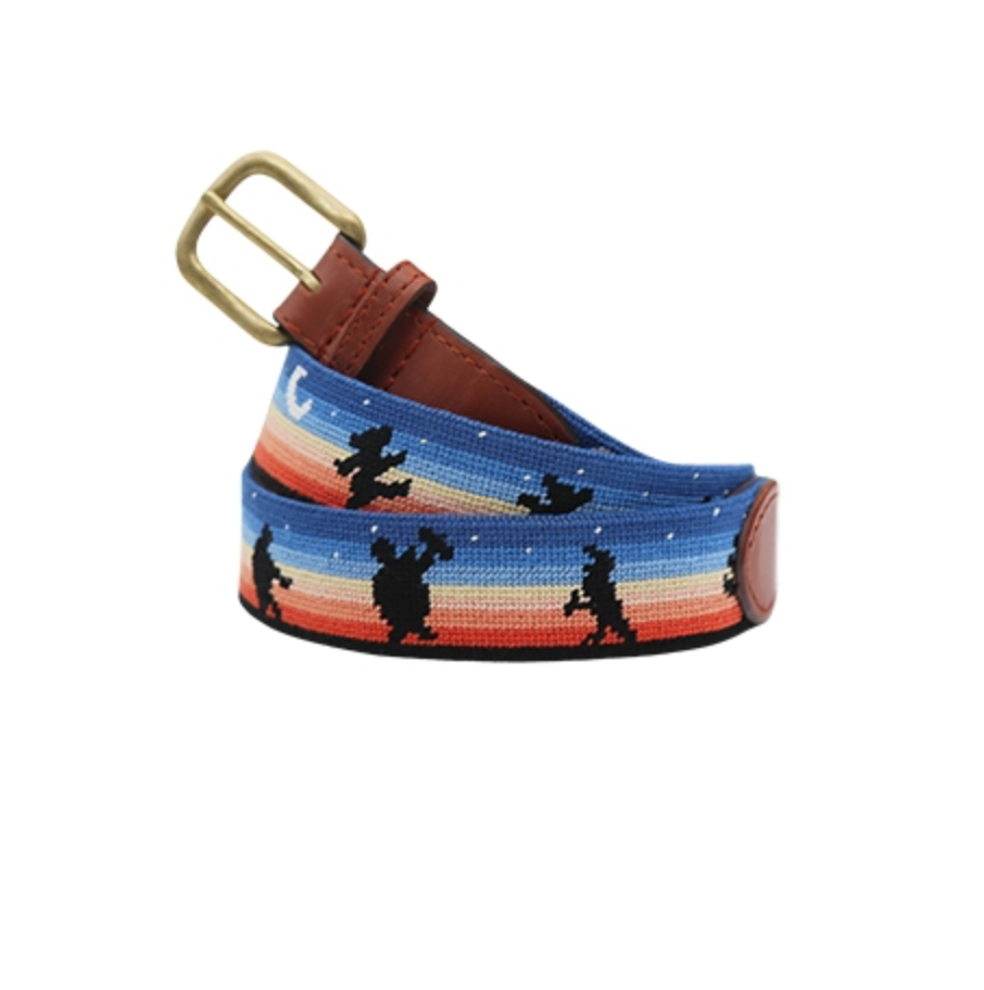 Grateful Dead Moondance Needlepoint Belt