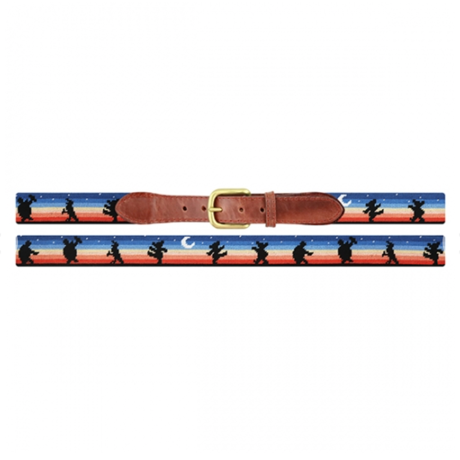 Grateful Dead Moondance Needlepoint Belt