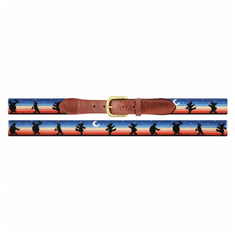 Grateful Dead Moondance Needlepoint Belt