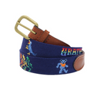 Grateful Dead Life Needlepoint Belt