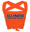 Illinois Fighting Illini Orange Multi Way Bandeau Top