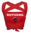 Rutgers Red Multi Way Bandeau Top