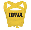 Iowa Hawkeyes Yellow Multi Way Bandeau Top