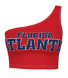 Florida Atlantic Owls Red One Shoulder Top