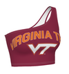 Virginia Tech Maroon One Shoulder Top