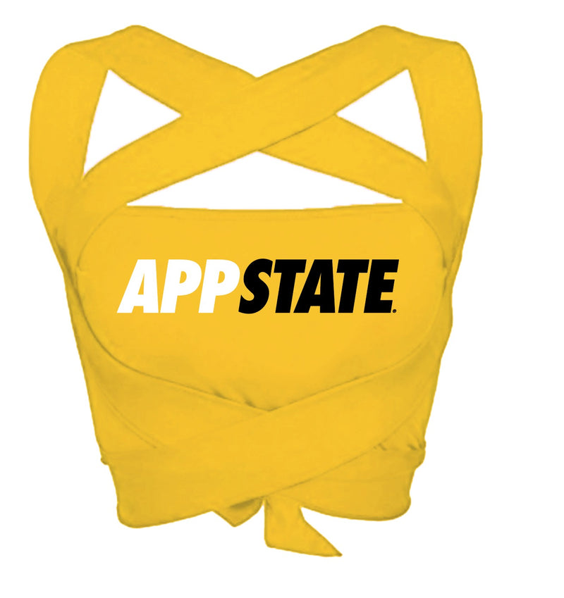 App State Yellow Multi Way Bandeau