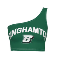 Binghamton Green One Shoulder Top