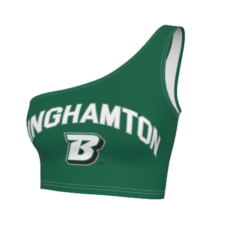 Binghamton Green One Shoulder Top