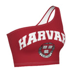 Harvard University Maroon One Shoulder Top