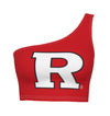 Rutgers Red One Shoulder Top