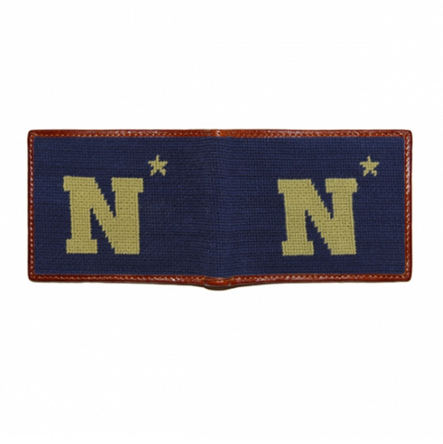 Naval Academy Needlepoint Bi-Fold Wallet
