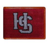 Hampden-Sydney Needlepoint Bi-Fold Wallet