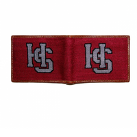 Hampden-Sydney Needlepoint Bi-Fold Wallet