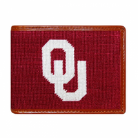 Oklahoma Needlepoint Bi-Fold Wallet