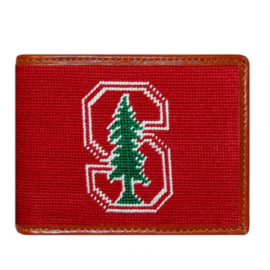Stanford Needlepoint Bi-Fold Wallet