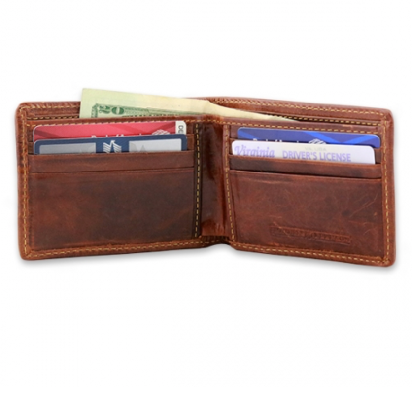 Tulane Needlepoint Bi-Fold Wallet