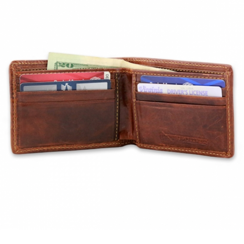 Arkansas Needlepoint Bi-Fold Wallet