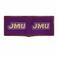 JMU Needlepoint Bi-Fold Wallet