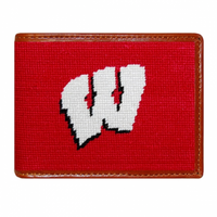 Wisconsin Needlepoint Bi-Fold Wallet