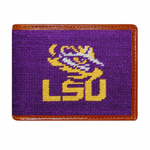 Louisiana State LSU Needlepoint Bi-Fold Wallet