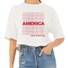 America Repeat Cropped Tee