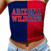 University of Arizona Two Tone Tube Top