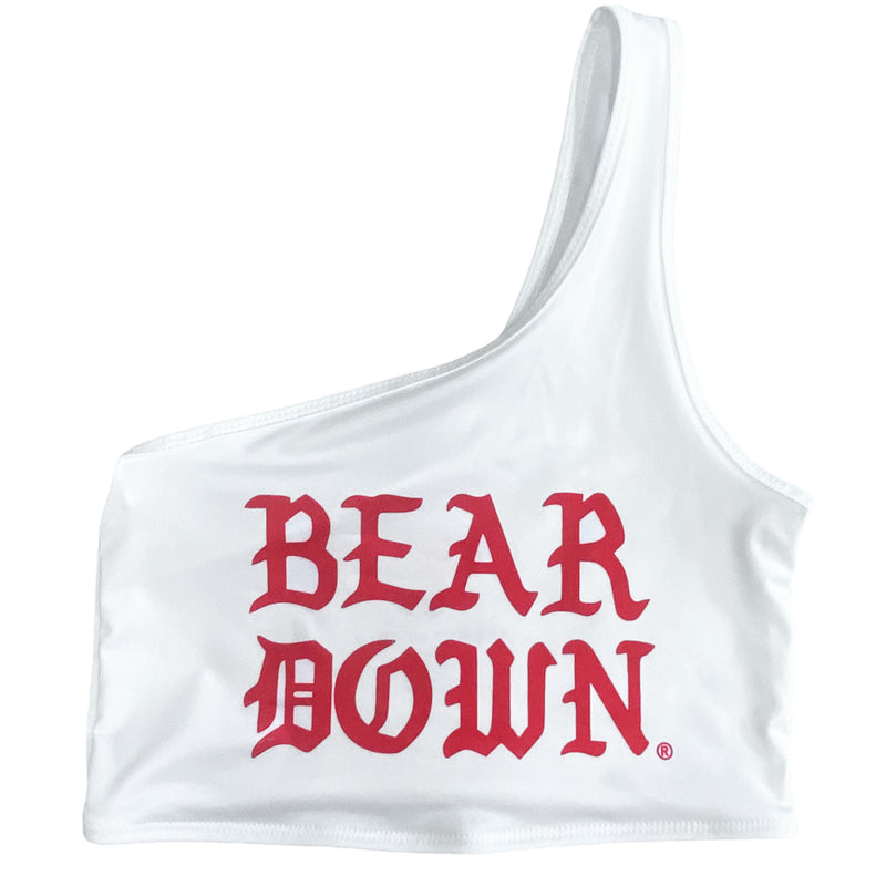 University of Arizona Bear Down One Shoulder Top