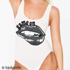 Game On Lips Tank Bodysuit - lo + jo, LLC