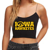 Iowa Hawkeyes Black Spaghetti Tank