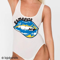 Gamedaze Lips Tank Bodysuit - lo + jo, LLC