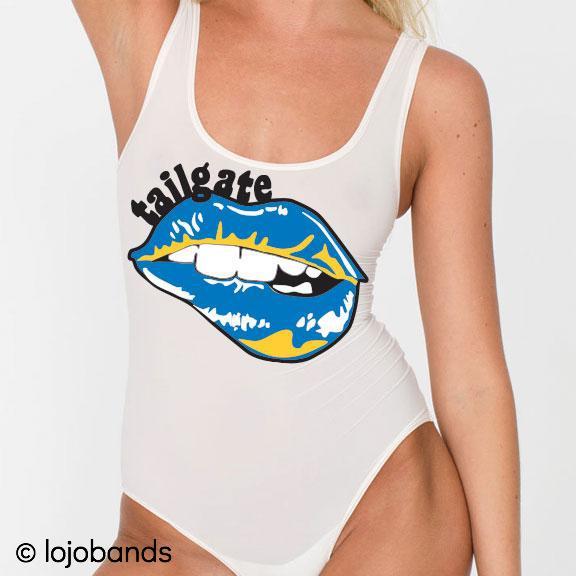 Blue & Yellow Tailgate Bodysuit - lo + jo, LLC