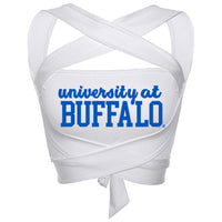 Buffalo Bulls White Multi Way Bandeau Top