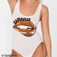 Gamedaze Lips Tank Bodysuit - lo + jo, LLC
