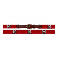 Miami University Needlepoint Belt