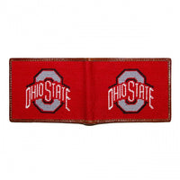 Ohio State Needlepoint Bi-Fold Wallet