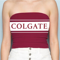 Colgate Horizontal Stripe Tube Top