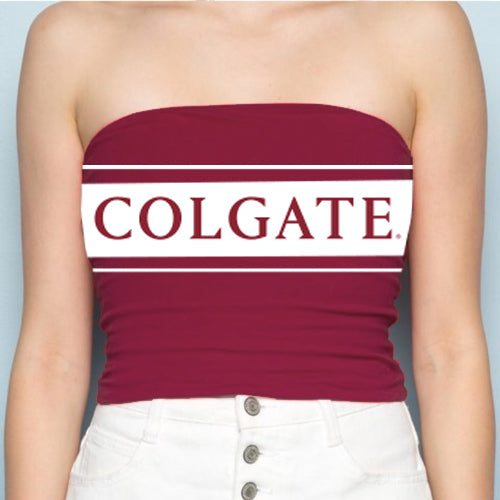 Colgate Horizontal Stripe Tube Top