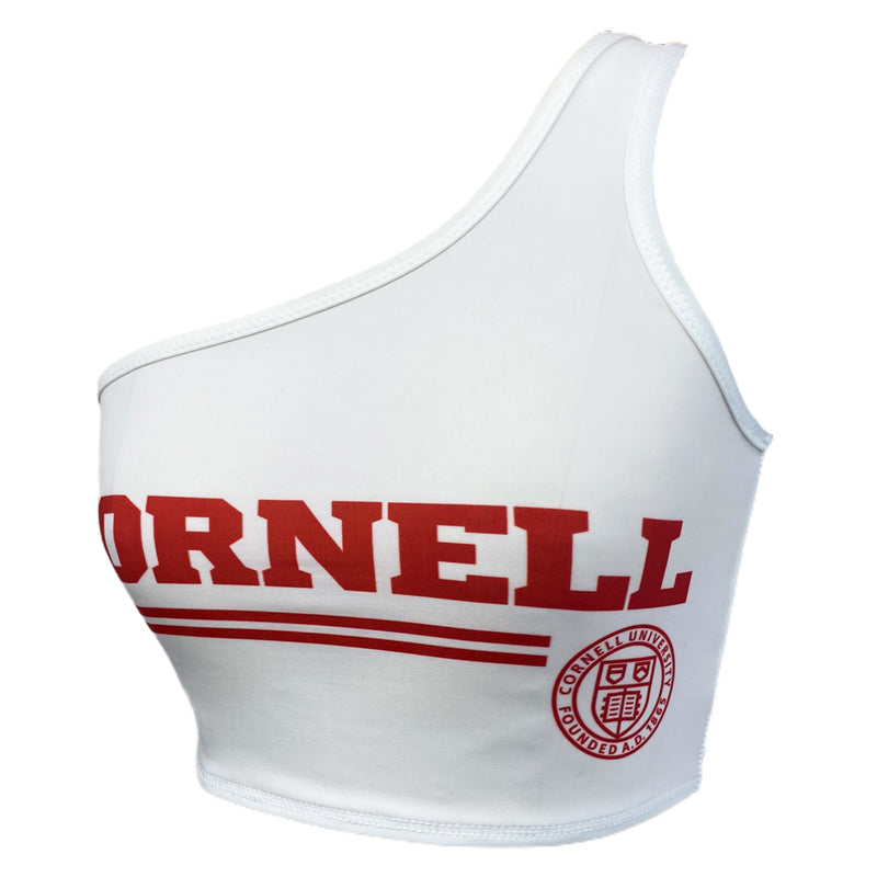Cornell White One Shoulder Top