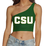 Colorado State Green One Shoulder Top