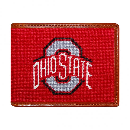 Ohio State Needlepoint Bi-Fold Wallet