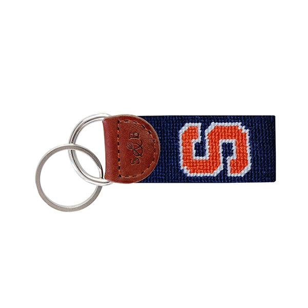 Syracuse Needlepoint Key Fob