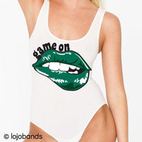 Game On Lips Tank Bodysuit - lo + jo, LLC