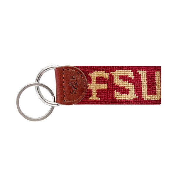 Florida State Needlepoint Key Fob - lo + jo, LLC