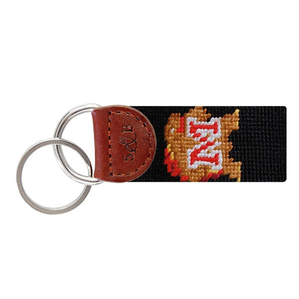 Maryland Needlepoint Key Fob
