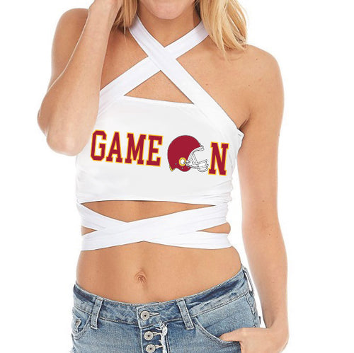 Game On White Multiway Bandeau