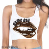 Game Day Lips Scoop Crop Top - lo + jo, LLC