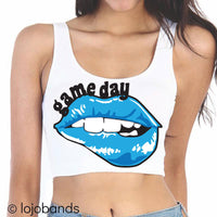 Game Day Lips Scoop Crop Top - lo + jo, LLC
