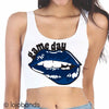 Game Day Lips Scoop Crop Top - lo + jo, LLC