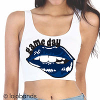 Game Day Lips Scoop Crop Top - lo + jo, LLC