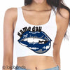 Game Day Lips Scoop Crop Top - lo + jo, LLC